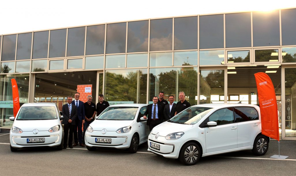 Drei neue Elektrofahrzeuge für den deutschen BUWOG Fuhrpark