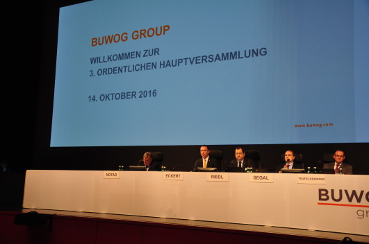 Live-Blog von der 3. ordentlichen Hauptversammlung der BUWOG AG am 14. Oktober 2016