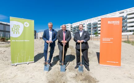 Ground-breaking for BUWOG projects at Aspern Seestadt