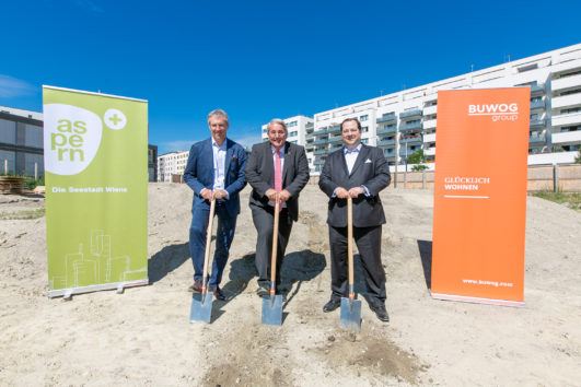Spatenstich für BUWOG-Projekte in der Seestadt Aspern