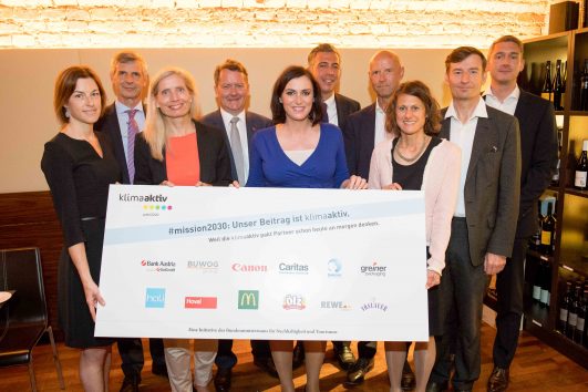 Treffen der klimaaktiv pakt-Partner mit Bundesministerin Köstinger