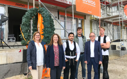 Topping out in Spandau: all’s moving ahead with the HAVEL-SPEICHER development