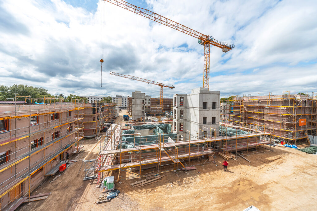 Topping out for BUWOG HYGGE HÖFE: a timber development