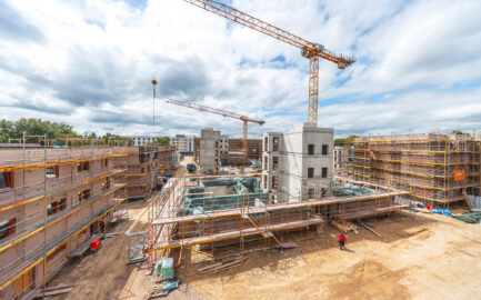 Topping out for BUWOG HYGGE HÖFE: a timber development