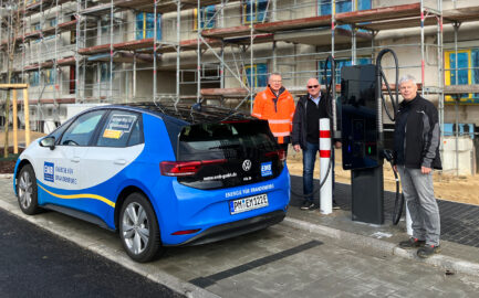 Neue Schnellladesäulen im Olympischen Dorf