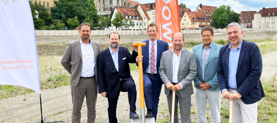 Baubeginn Martinshöfe: In Weingarten rollen die Bagger