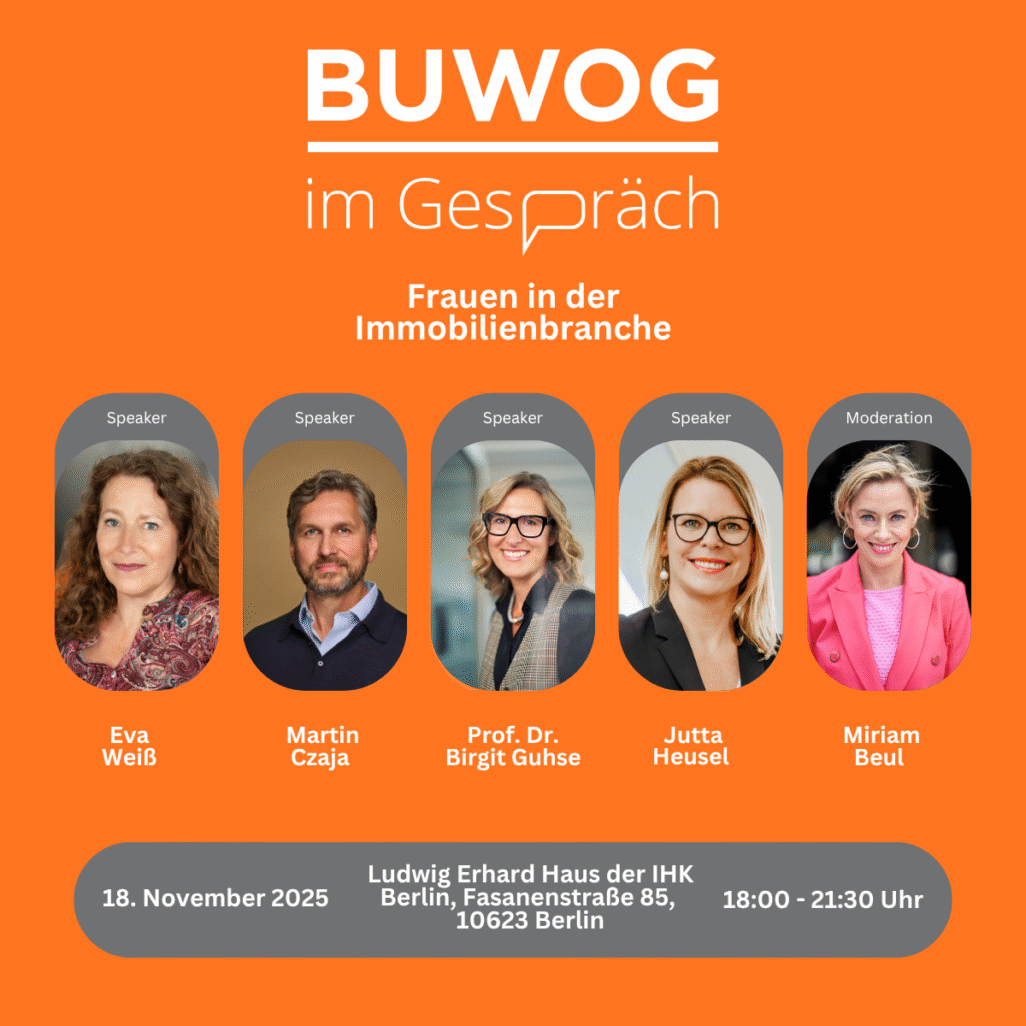 BUWOG im Gespräch am 18.11.2025 – jetzt anmelden!
