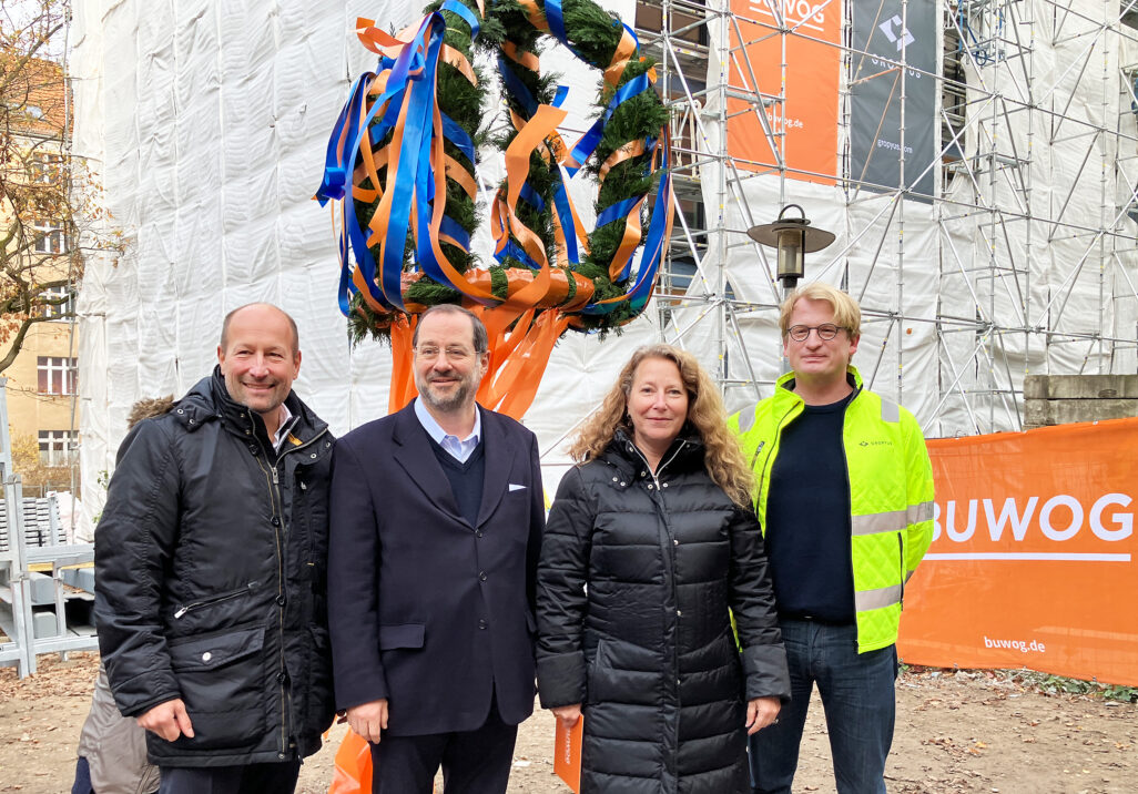 Richtfest der BUWOG in der Hildegardstraße in Berlin