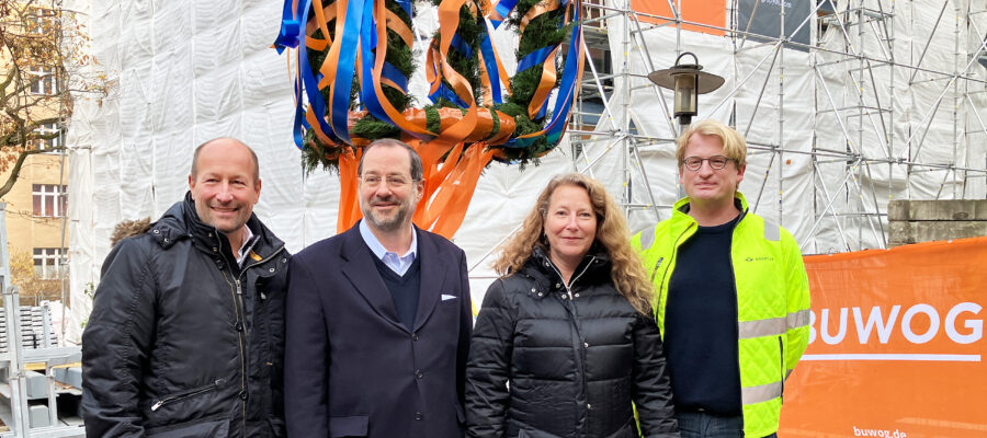 Richtfest der BUWOG in der Hildegardstraße in Berlin