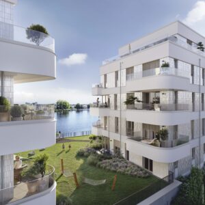 Anspruchsvolle Architektur:: BUWOG DAHMEBOGEN. Visualisierung: BUWOG