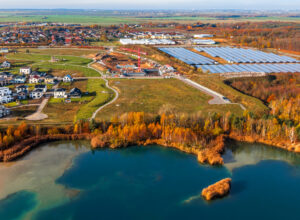 BUWOG-Projekt in Naunhof, zwischen Wald und See. Foto: BUWOG
