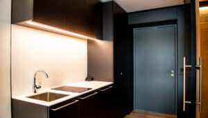 Bauprojekt der BUWOG in Kaufbeuren - Küchenbereich. Foto PR