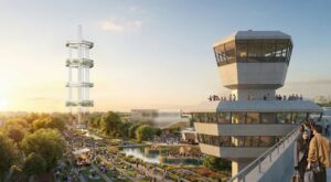 So könnte das EXPO-Gelände aussehen. Entwurf: gmp Architekten